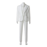 Joker 2 White Suit Cosplay Costume - Premium Movie Replica - Coscosmos