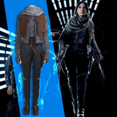 Jyn Erso Rogue One Cosplay Costume Full Set for Women, Star Wars Anthology Imperial Disguise Outfit - Coscosmos