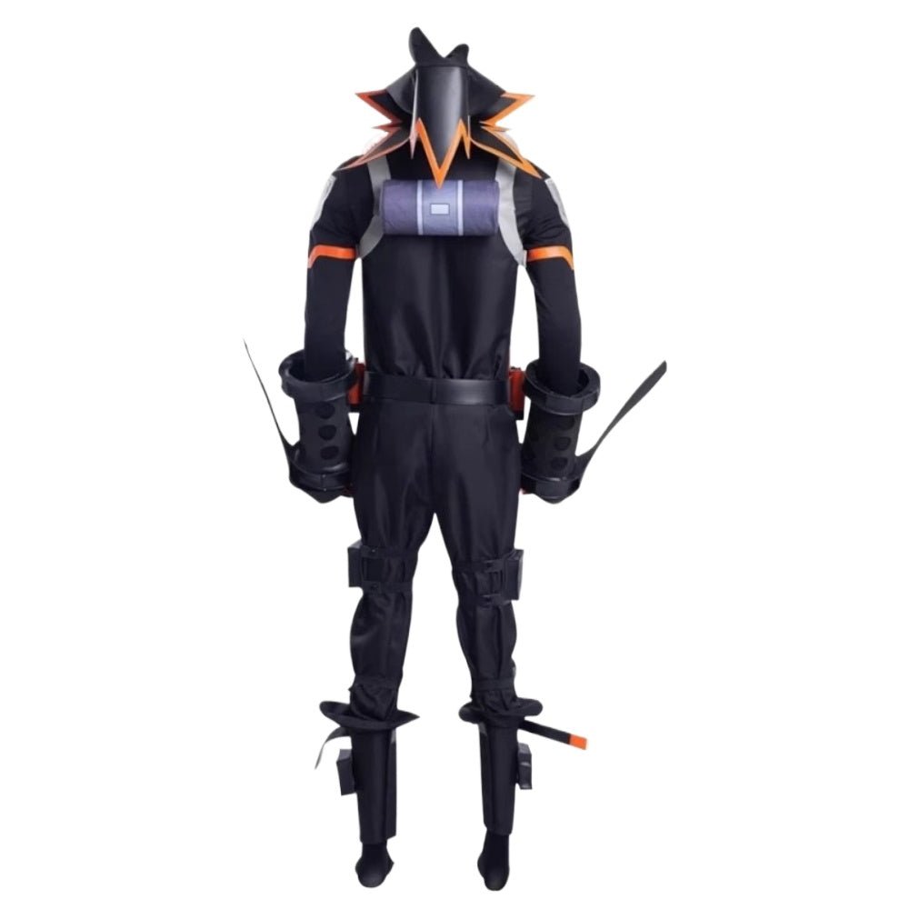 Katsuki Bakugo Long Sleeve Cosplay Costume Battle Suit Outfit - Coscosmos Katsuki Bakugo Long Sleeve Cosplay Costume Battle Suit Outfit - Coscosmos
