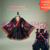 Katsuki Bakugo Yukata Set - Premium Anime Cosplay Kimono - Coscosmos
