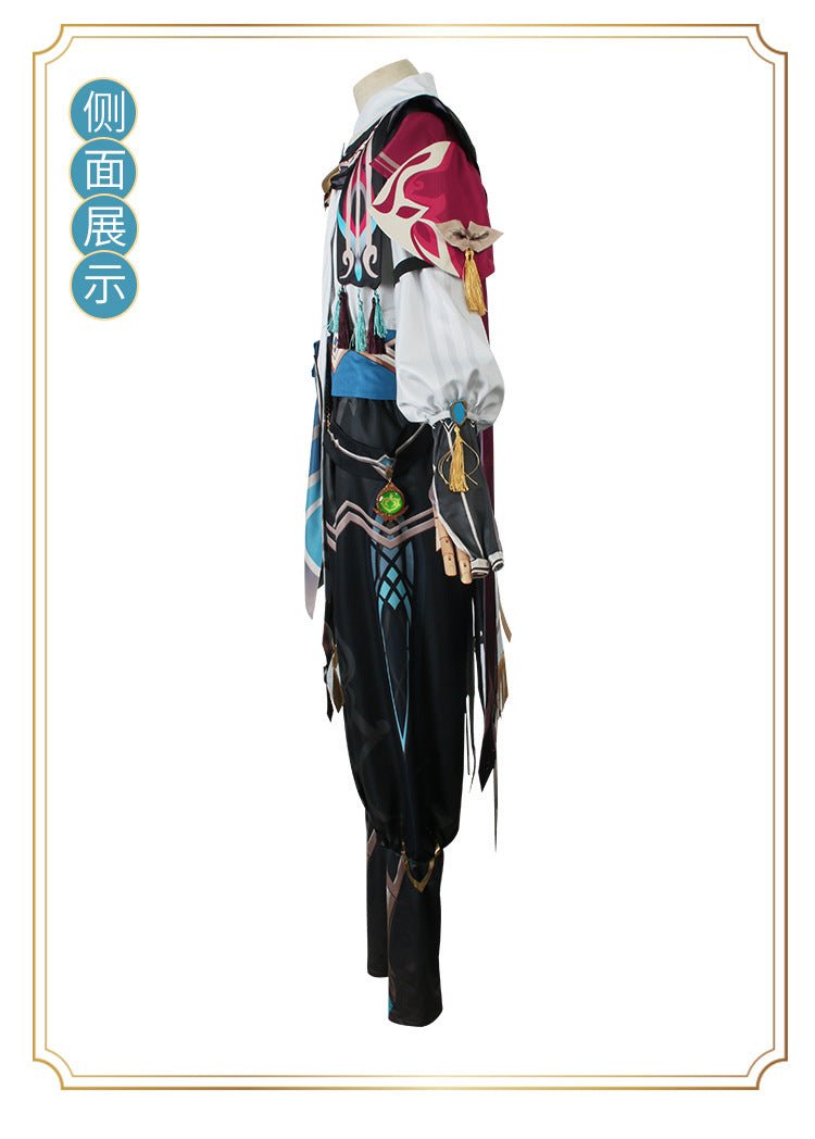 Kaveh Cosplay Costume: Sumeru Architect Light of Miao Lun Sect – Premium Outfit for Genshin Impact Fans - Coscosmos Kaveh Cosplay Costume: Sumeru Architect Light of Miao Lun Sect – Premium Outfit for Genshin Impact Fans - Coscosmos