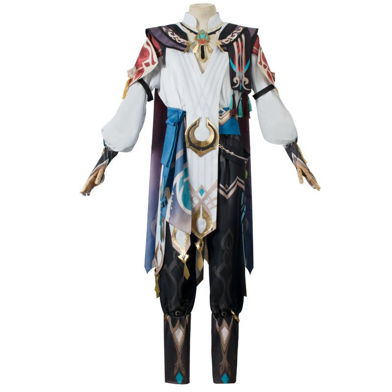 Kaveh Cosplay Costume: Sumeru Architect Light of Miao Lun Sect – Premium Outfit for Genshin Impact Fans - Coscosmos Kaveh Cosplay Costume: Sumeru Architect Light of Miao Lun Sect – Premium Outfit for Genshin Impact Fans - Coscosmos