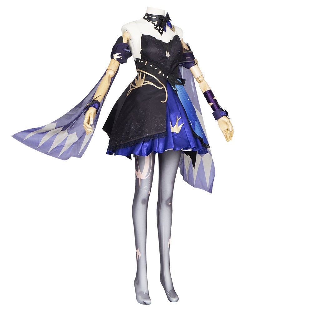 Keqing Opulent Splendor Cosplay Costume – Genshin Impact Character Outfit - Coscosmos Keqing Opulent Splendor Cosplay Costume – Genshin Impact Character Outfit - Coscosmos