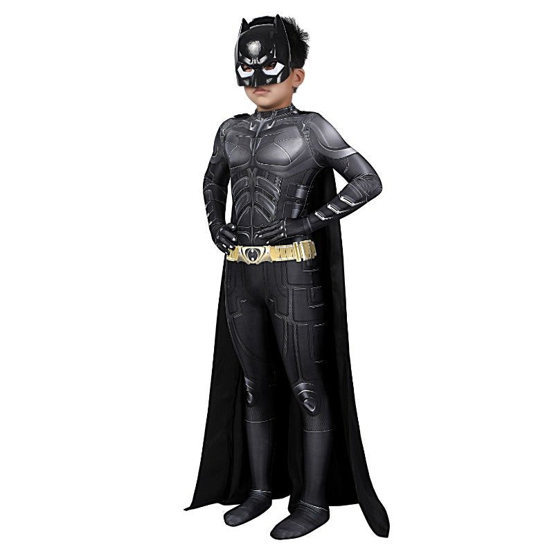 Kids Batman Cosplay Costume Halloween Dark Knight Rises Outfit for Children - Coscosmos Kids Batman Cosplay Costume Halloween Dark Knight Rises Outfit for Children - Coscosmos