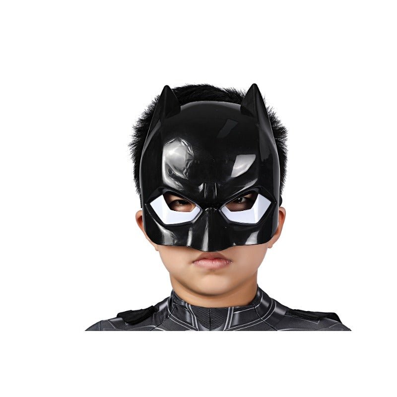 Kids Batman Cosplay Costume Halloween Dark Knight Rises Outfit for Children - Coscosmos Kids Batman Cosplay Costume Halloween Dark Knight Rises Outfit for Children - Coscosmos