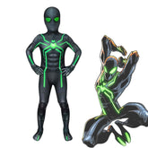 Kids Spider - Man Big Time Suit Printed Cosplay Stealth Halloween Costume for Children - Coscosmos