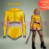 Kill Bill Movie Cosplay Costume - Complete Yellow Jumpsuit Outfit - Coscosmos