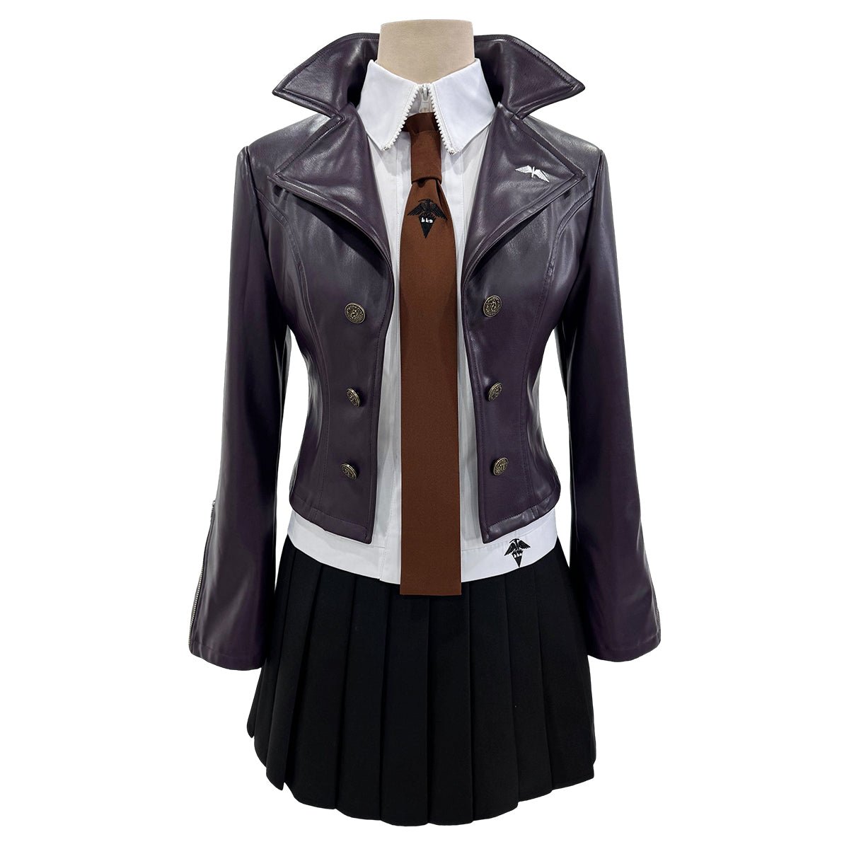 Kirigiri Kyouko Cosplay Costume - Danganronpa Game Character Outfit - Coscosmos Kirigiri Kyouko Cosplay Costume - Danganronpa Game Character Outfit - Coscosmos