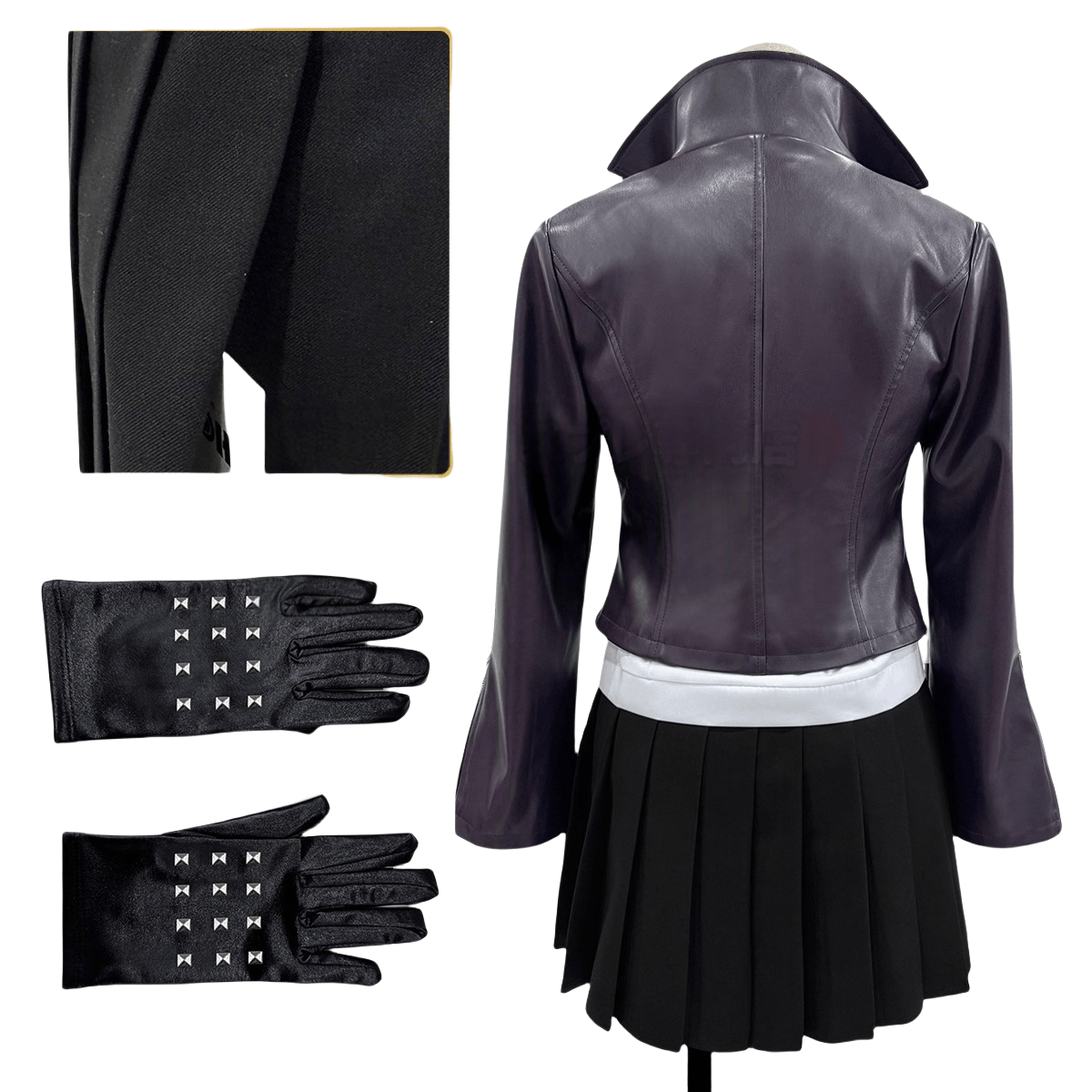Kirigiri Kyouko Cosplay Costume - Danganronpa Game Character Outfit - Coscosmos Kirigiri Kyouko Cosplay Costume - Danganronpa Game Character Outfit - Coscosmos