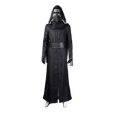 Kylo Ren Costume for Adults - Black Cloak and Mask Master Knight Outfit - Coscosmos