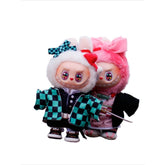 Labubu Doll Outfit: Demon Slayer Nezuko Kimono Set for 1/3 Generation - Coscosmos