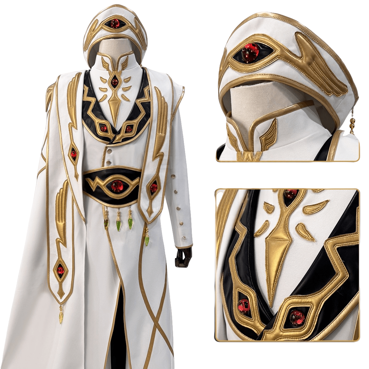 Lelouch Lamperouge (Emperor) Cosplay Costume from Code Geass: Lelouch of the Rebellion - Coscosmos Lelouch Lamperouge (Emperor) Cosplay Costume from Code Geass: Lelouch of the Rebellion - Coscosmos