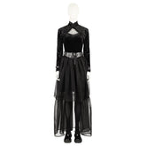 Lisa Frankenstein 2024 Cosplay Costume - Black Movie Outfit for Halloween & Events - Coscosmos