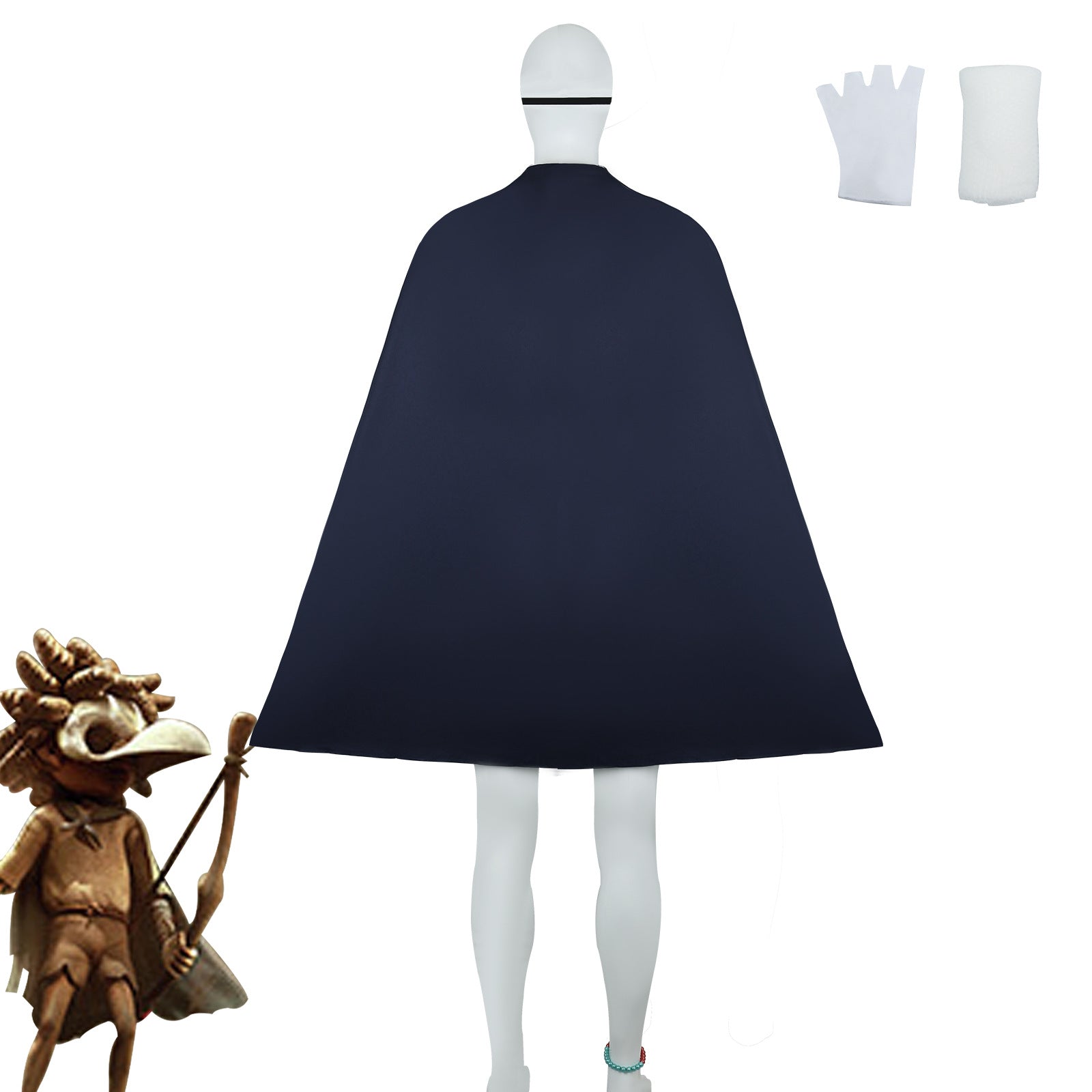 Little Nightmares 3 Cosplay Costume - Low as The Runaway for Halloween - Coscosmos Little Nightmares 3 Cosplay Costume - Low as The Runaway for Halloween - Coscosmos