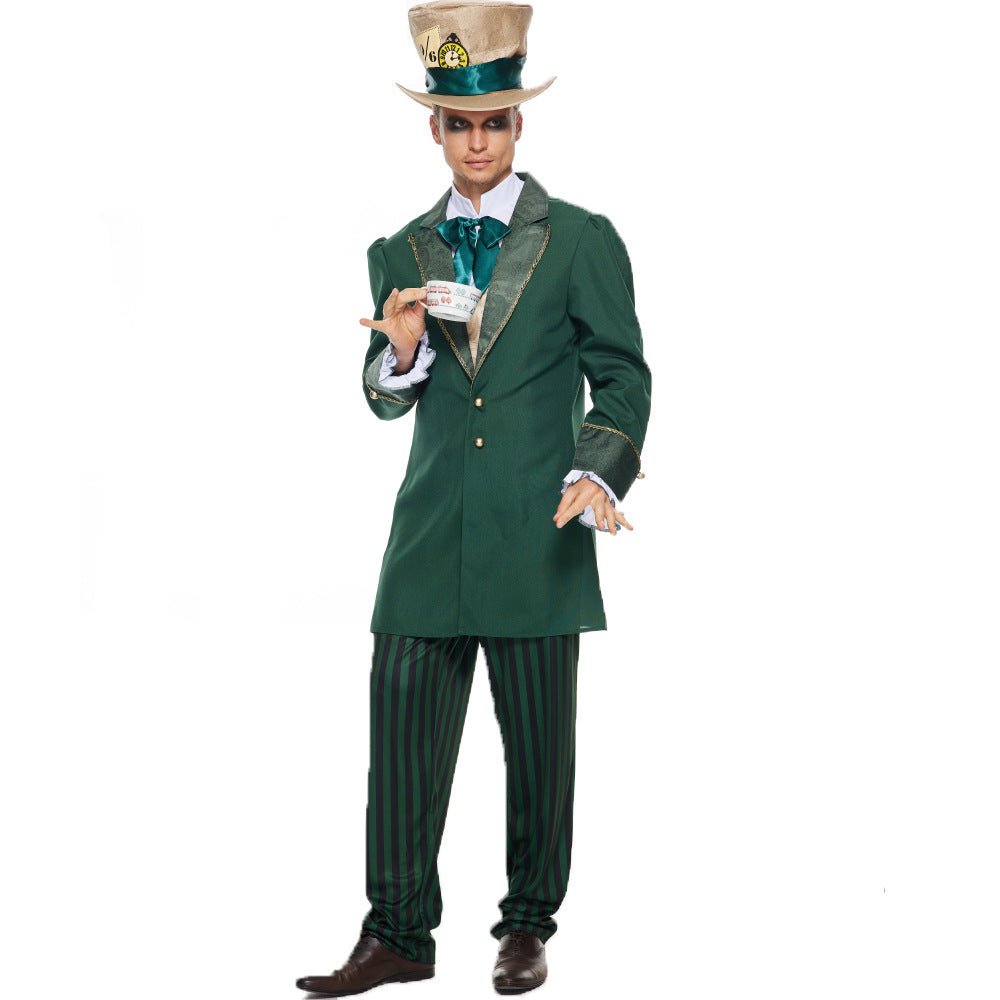 Mad Hatter Costume Set – Alice in Wonderland Stage Performance Outfit - Coscosmos Mad Hatter Costume Set – Alice in Wonderland Stage Performance Outfit - Coscosmos