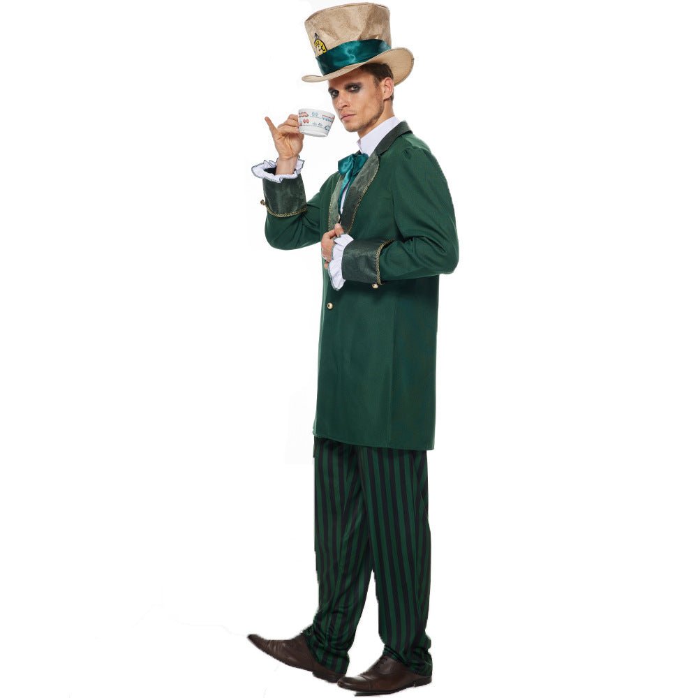 Mad Hatter Costume Set – Alice in Wonderland Stage Performance Outfit - Coscosmos Mad Hatter Costume Set – Alice in Wonderland Stage Performance Outfit - Coscosmos