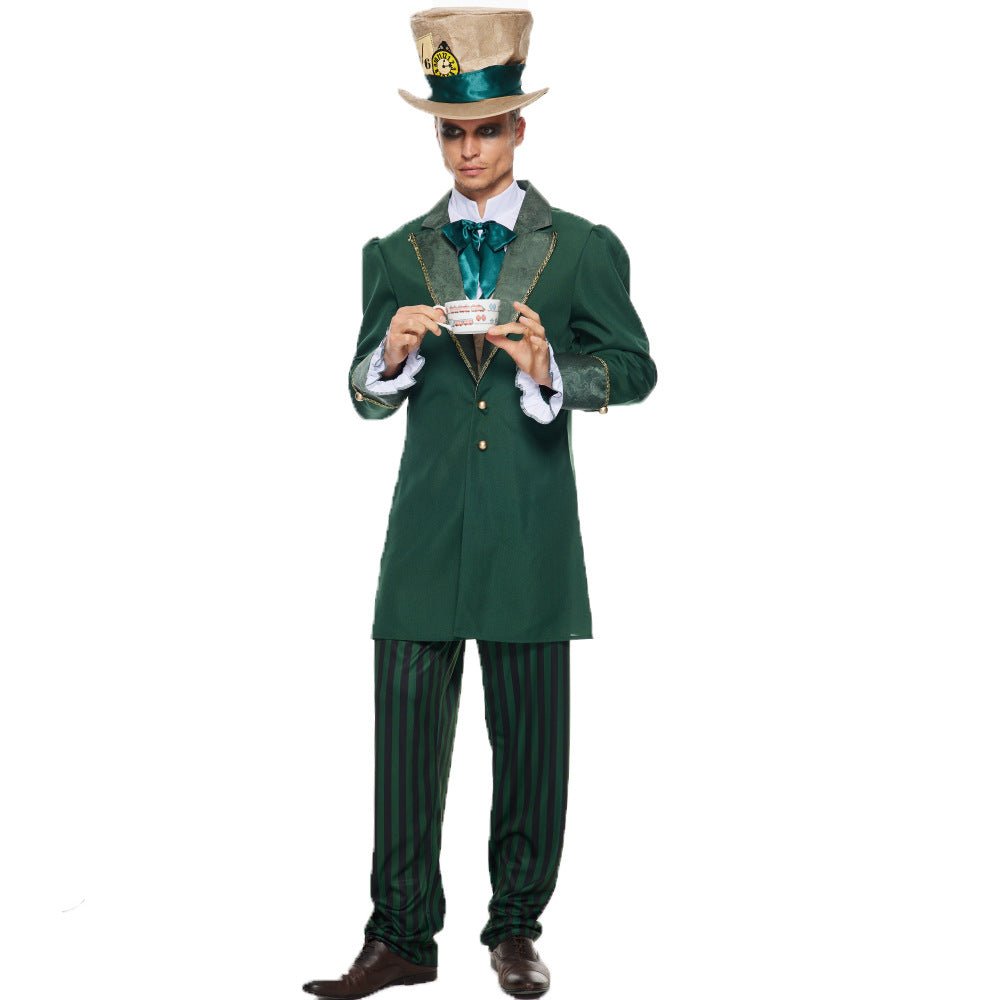 Mad Hatter Costume Set – Alice in Wonderland Stage Performance Outfit - Coscosmos Mad Hatter Costume Set – Alice in Wonderland Stage Performance Outfit - Coscosmos