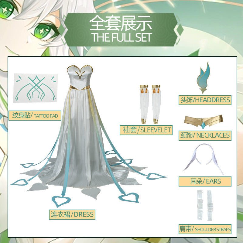 Majia Ren Genshin Impact Naxida Cosplay Costume – Authentic & Detailed - Coscosmos Majia Ren Genshin Impact Naxida Cosplay Costume – Authentic & Detailed - Coscosmos