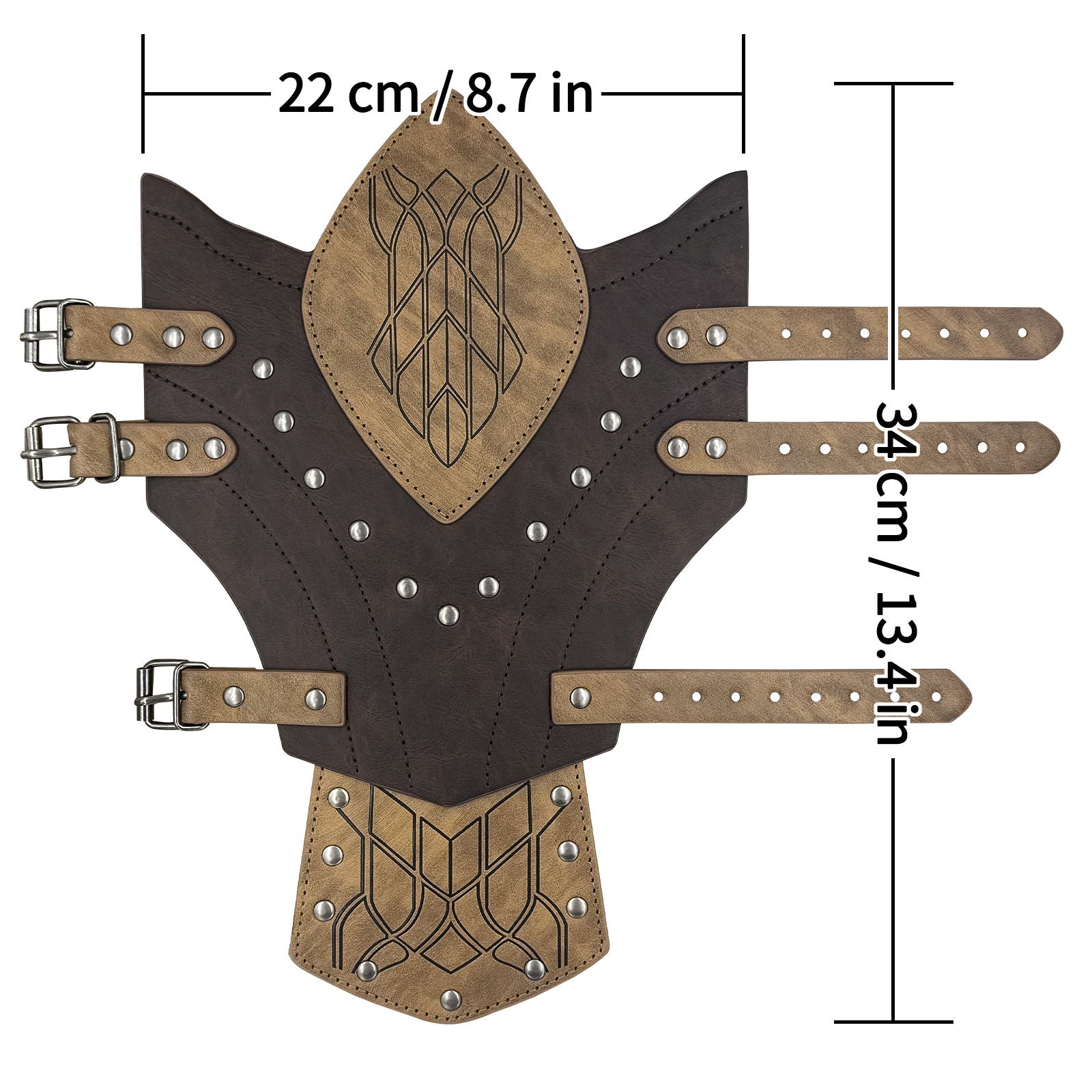 Medieval Elf Bracers Nordic Viking Style Cosplay Arm Guards for Authentic Costume Look - Coscosmos Medieval Elf Bracers Nordic Viking Style Cosplay Arm Guards for Authentic Costume Look - Coscosmos