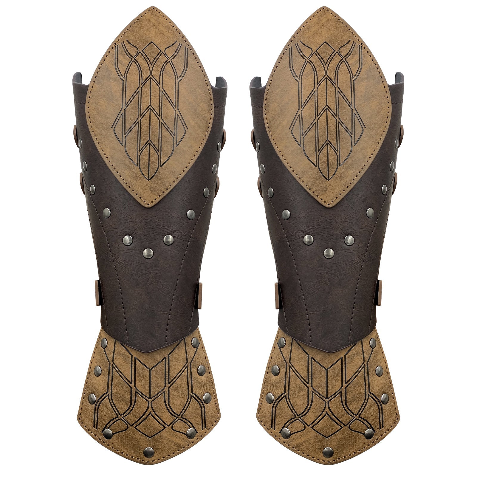 Medieval Elf Bracers Nordic Viking Style Cosplay Arm Guards for Authentic Costume Look - Coscosmos Medieval Elf Bracers Nordic Viking Style Cosplay Arm Guards for Authentic Costume Look - Coscosmos