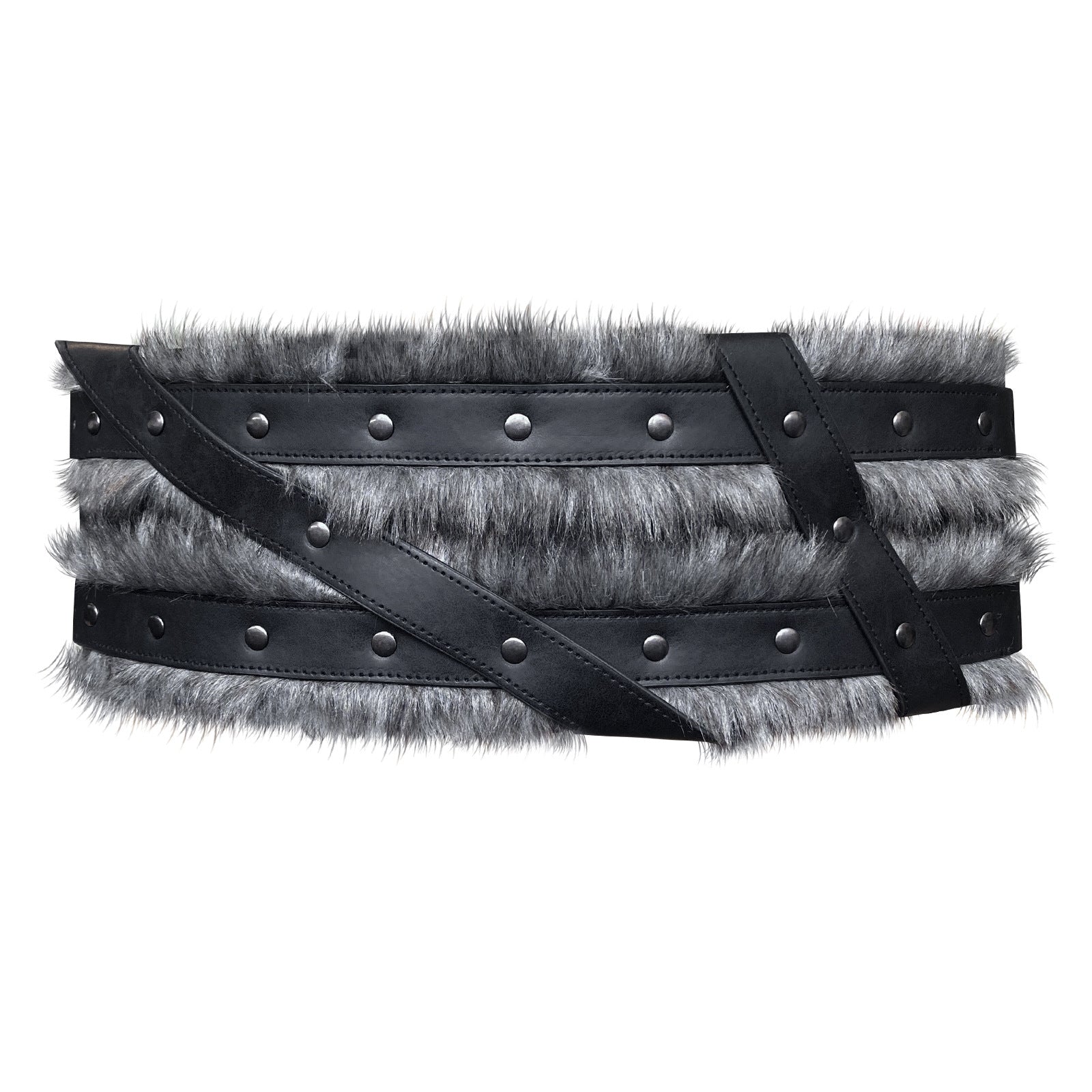 Medieval Fur Wide Belt Nordic Viking Warrior Waist Cincher - Authentic Viking Accessory - Coscosmos Medieval Fur Wide Belt Nordic Viking Warrior Waist Cincher - Authentic Viking Accessory - Coscosmos