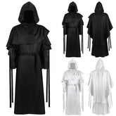 Medieval Monk Robe Halloween Grim Reaper Costume - Coscosmos