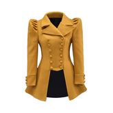 Medieval Yellow Button - Up Women's Jacket - Cosplay Costume for Renaissance Fairs & LARP - Coscosmos