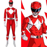 MMPR Red Ranger Suit Cosplay Jumpsuit – Mighty Morphin Power Rangers Costume - Coscosmos