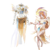 Naraka: Bladepoint Yueshan “Golden Crow Blazing Sun” & Tarka Ji “Nine - Tailed Celestial Fox” Cosplay Costume Set for Game Fans - Coscosmos