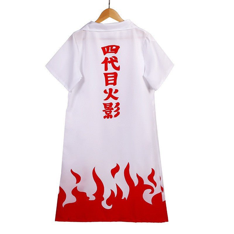 Naruto Fourth Hokage/Akatsuki Cloak Cosplay Costume for Adults & Kids - Coscosmos