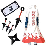 Naruto Fourth Hokage/Akatsuki Cloak Cosplay Costume for Adults & Kids - Coscosmos
