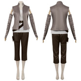 New Halloween Star Wars 8 Cosplay Costume Jedi Rey Full Set for Stage Performance - Coscosmos