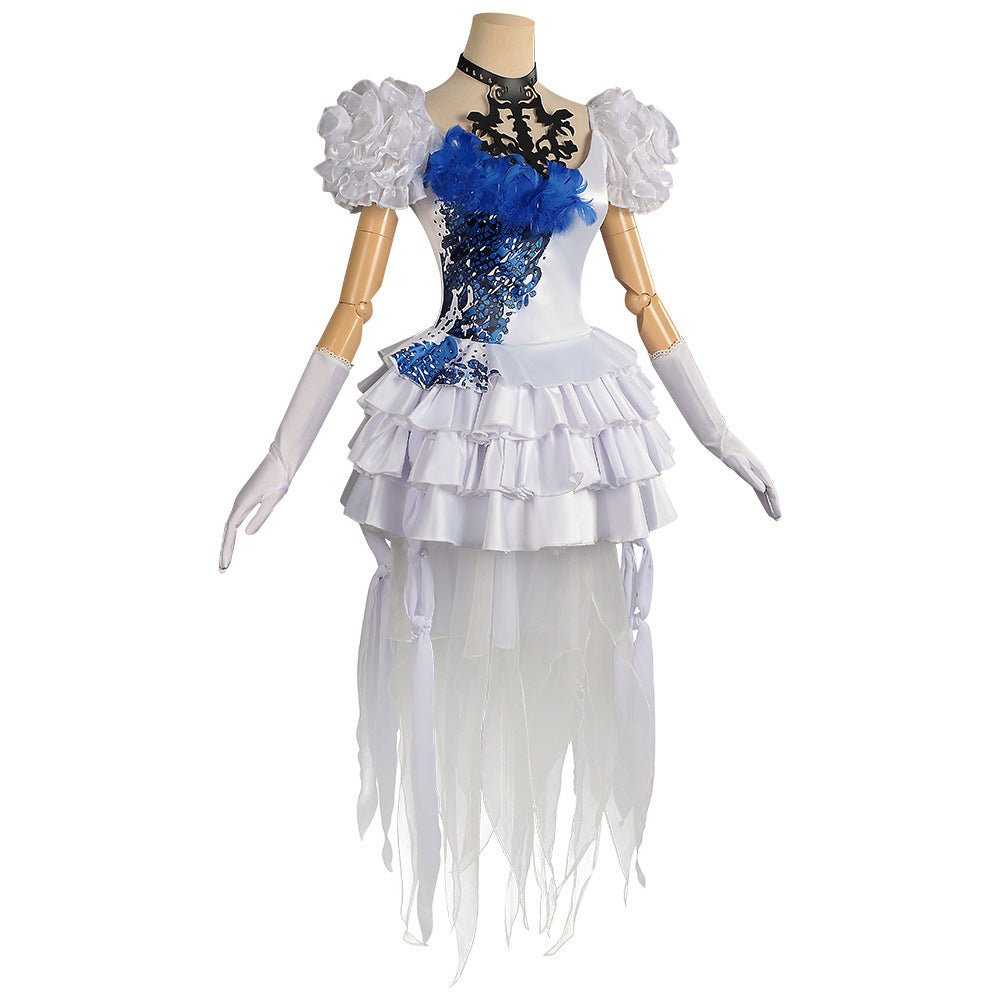 New Path to Nowhere Cosplay Costume Carmen Net Drunken Together Game Grin Ghost Bride Anime Cheongsam - Coscosmos New Path to Nowhere Cosplay Costume Carmen Net Drunken Together Game Grin Ghost Bride Anime Cheongsam - Coscosmos