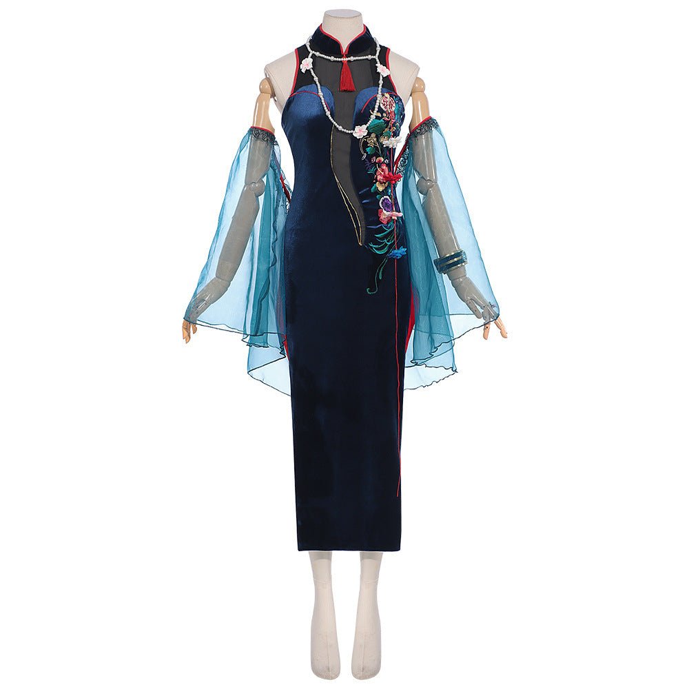 New Path to Nowhere Cosplay Costume Carmen Net Drunken Together Game Grin Ghost Bride Anime Cheongsam - Coscosmos