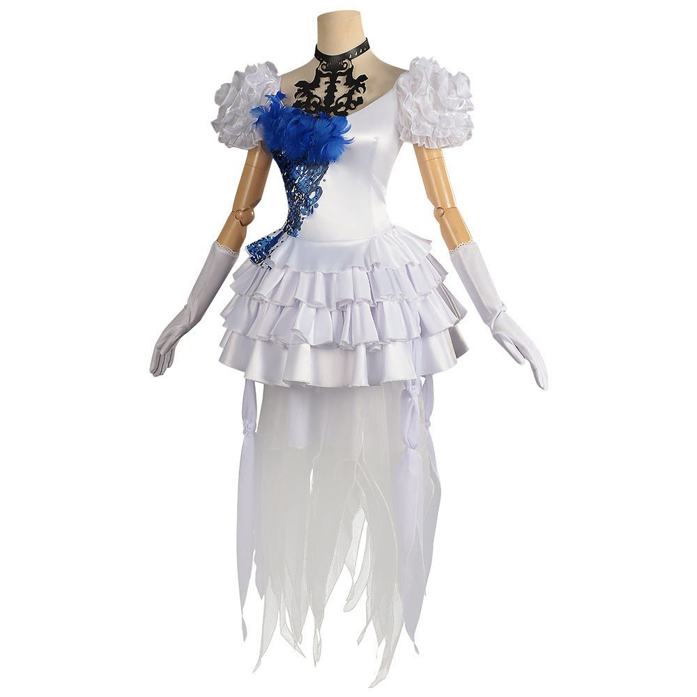 New Path to Nowhere Cosplay Costume Carmen Net Drunken Together Game Grin Ghost Bride Anime Cheongsam - Coscosmos New Path to Nowhere Cosplay Costume Carmen Net Drunken Together Game Grin Ghost Bride Anime Cheongsam - Coscosmos