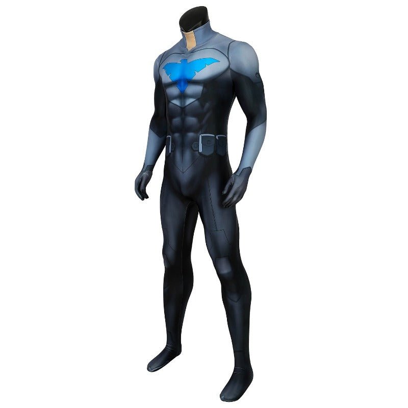 Nightwing Son of Bruce Wayne Cosplay Costume - The Dark Knight's Legacy Outfit - Coscosmos Nightwing Son of Bruce Wayne Cosplay Costume - The Dark Knight's Legacy Outfit - Coscosmos