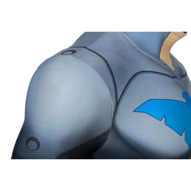 Nightwing Son of Bruce Wayne Cosplay Costume - The Dark Knight's Legacy Outfit - Coscosmos Nightwing Son of Bruce Wayne Cosplay Costume - The Dark Knight's Legacy Outfit - Coscosmos