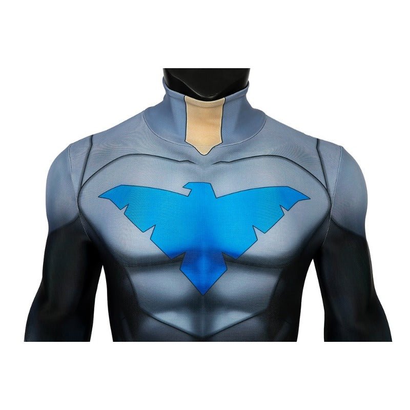 Nightwing Son of Bruce Wayne Cosplay Costume - The Dark Knight's Legacy Outfit - Coscosmos Nightwing Son of Bruce Wayne Cosplay Costume - The Dark Knight's Legacy Outfit - Coscosmos