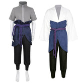 Ninja Cosplay Costume Naruto Sasuke Uchiha Full Set Role Play Costume - Coscosmos