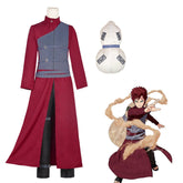 Ninja Gaara Kazekage Cosplay Costume Halloween Anime Gaara Cosplay Outfit Ready Stock - Coscosmos