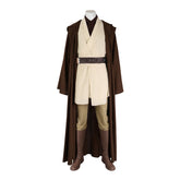 Obi - Wan Kenobi Revenge of the Sith Costume, Star Wars Episode III Jedi Robe Cosplay Full Set - Coscosmos