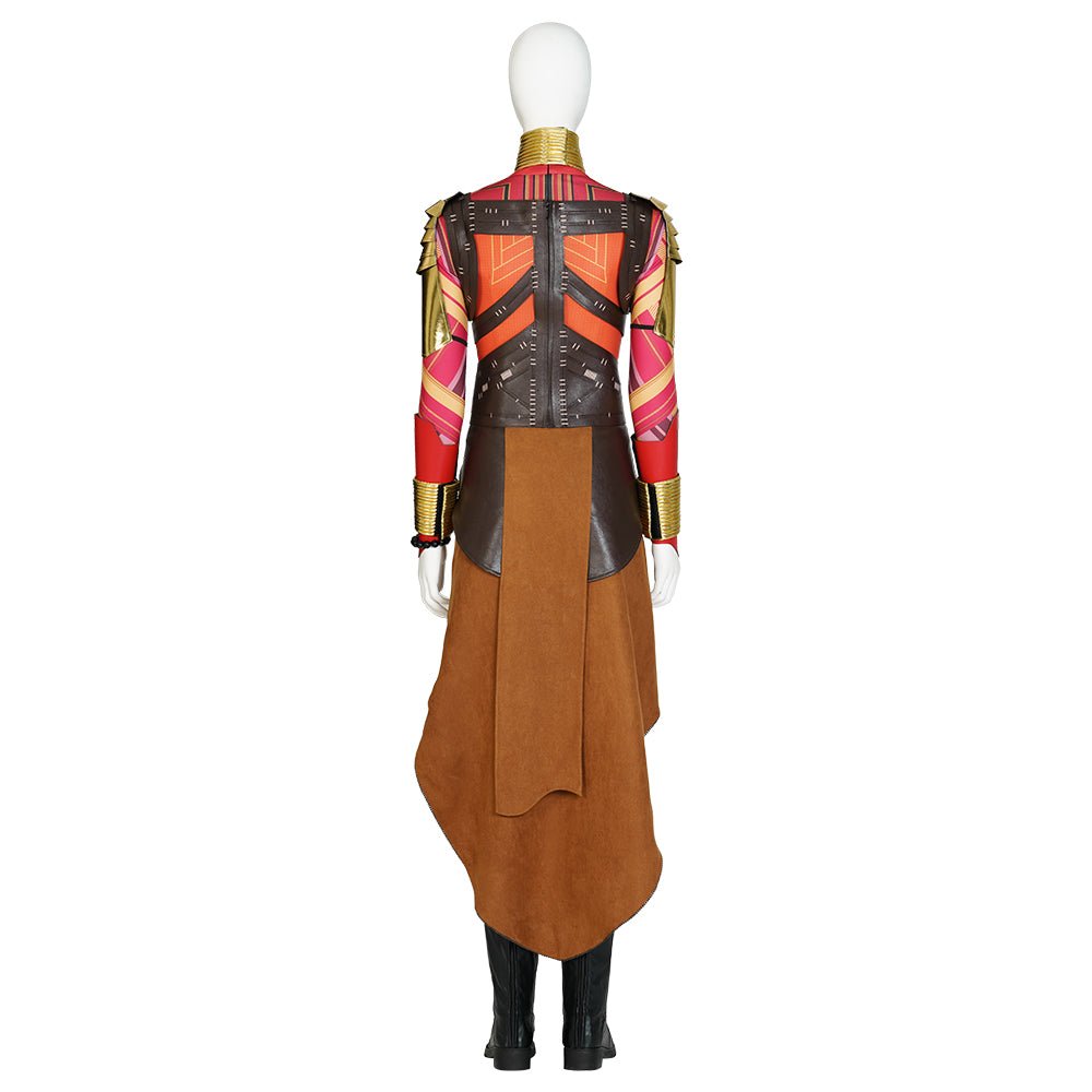Okoye Cosplay Outfit from Black Panther: Wakanda Forever - Women's Battle Suit - Coscosmos Okoye Cosplay Outfit from Black Panther: Wakanda Forever - Women's Battle Suit - Coscosmos