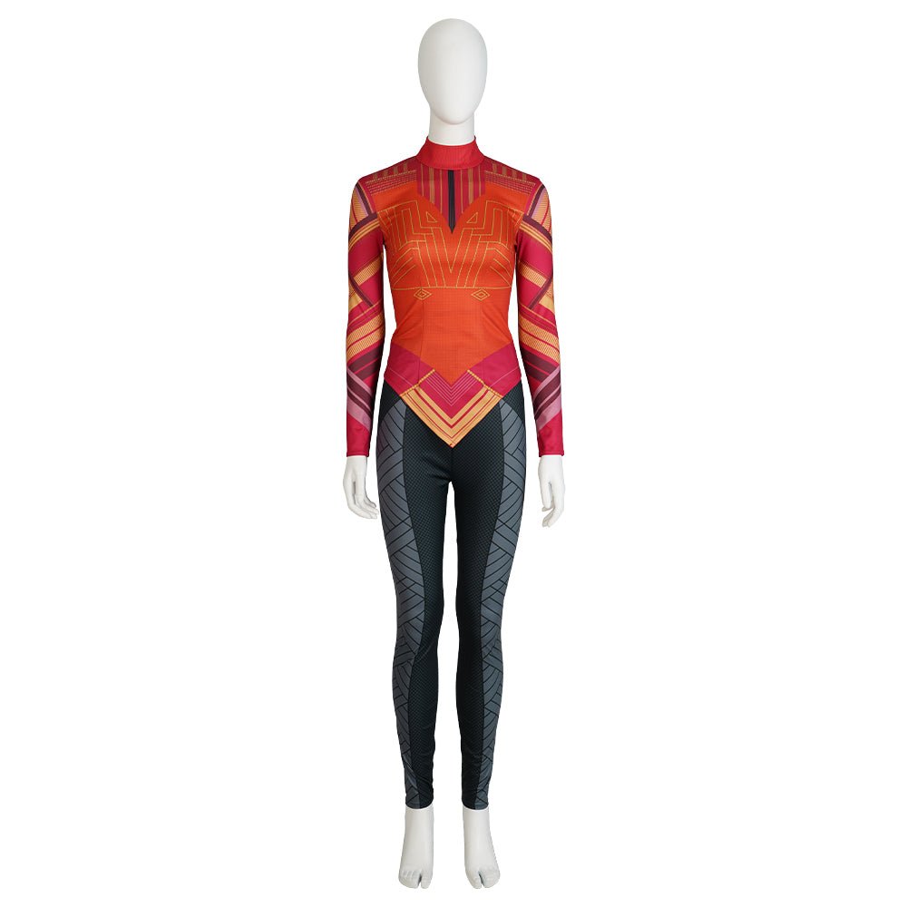 Okoye Cosplay Outfit from Black Panther: Wakanda Forever - Women's Battle Suit - Coscosmos Okoye Cosplay Outfit from Black Panther: Wakanda Forever - Women's Battle Suit - Coscosmos