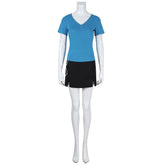 One Piece Live - Action Season 2 - Nami (Blue Short - Sleeve) Complete Costume Set - Coscosmos