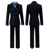 One Piece Sanji Suit Cosplay Costume - Elegant Black Blazer Set - Coscosmos
