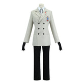 Persona 5 Maki Sonohara Gray Suit Cosplay Costume - Coscosmos