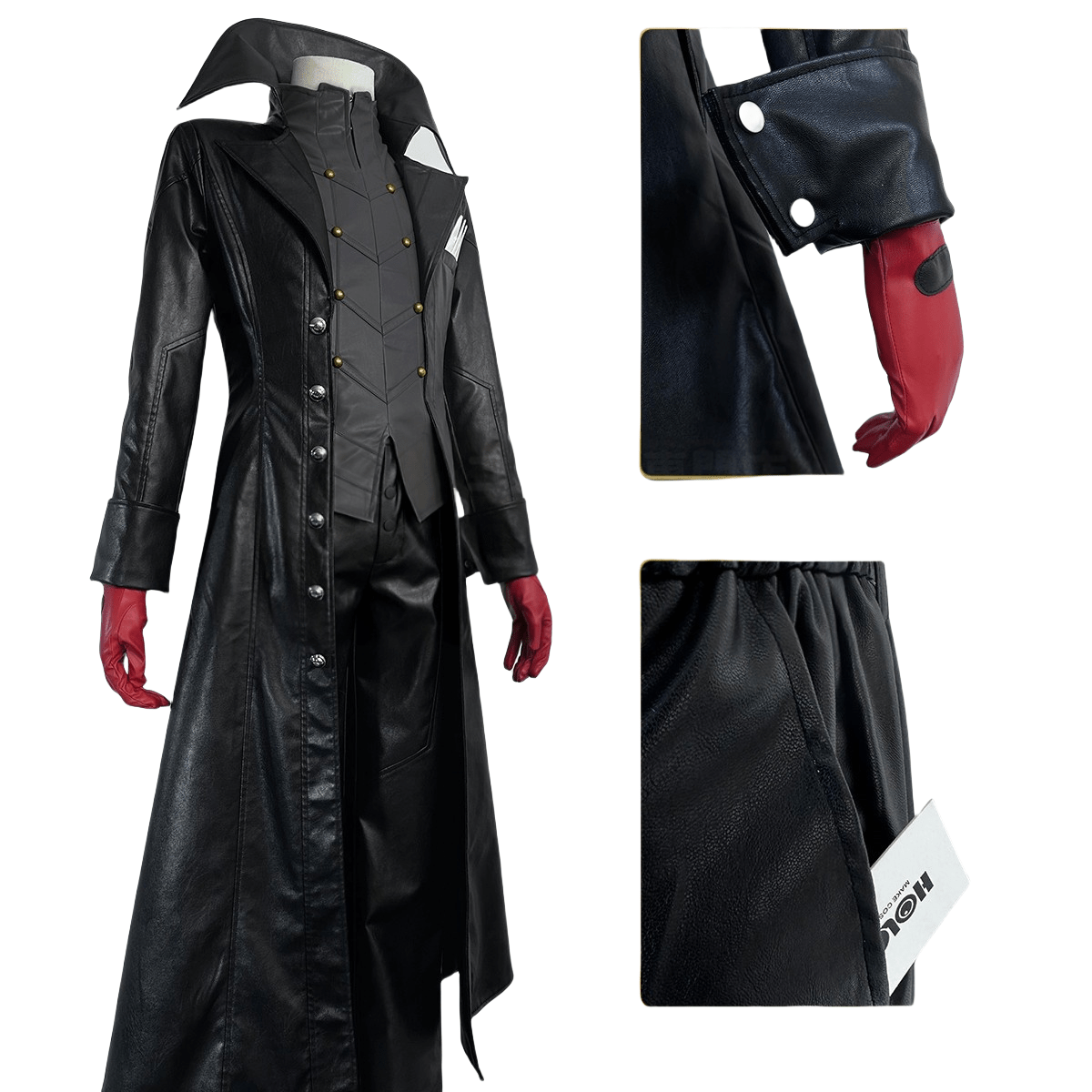 Persona 5 Ren Amamiya (Joker) Cosplay Costume - High Quality Game Character Outfit - Coscosmos Persona 5 Ren Amamiya (Joker) Cosplay Costume - High Quality Game Character Outfit - Coscosmos