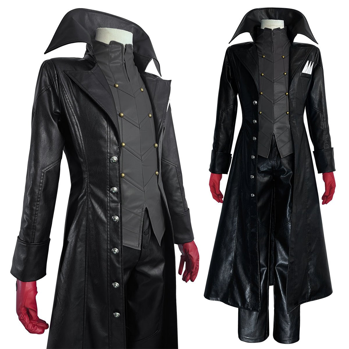 Persona 5 Ren Amamiya (Joker) Cosplay Costume - High Quality Game Character Outfit - Coscosmos Persona 5 Ren Amamiya (Joker) Cosplay Costume - High Quality Game Character Outfit - Coscosmos
