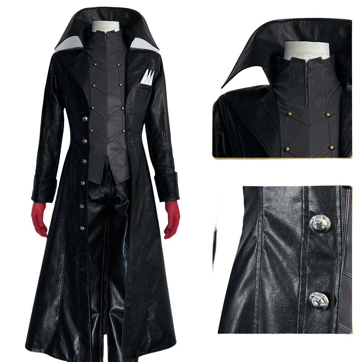 Persona 5 Ren Amamiya (Joker) Cosplay Costume - High Quality Game Character Outfit - Coscosmos Persona 5 Ren Amamiya (Joker) Cosplay Costume - High Quality Game Character Outfit - Coscosmos