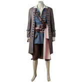 Pirates of the Caribbean 5 Dead Men Tell No Tales Captain Jack Sparrow Cosplay Costume - Coscosmos